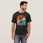 El Matador State Beach California Palm Tree Beach T-shirt (Voorkant volledig)