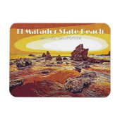 El Matador State Beach Magneet (Horizontaal)