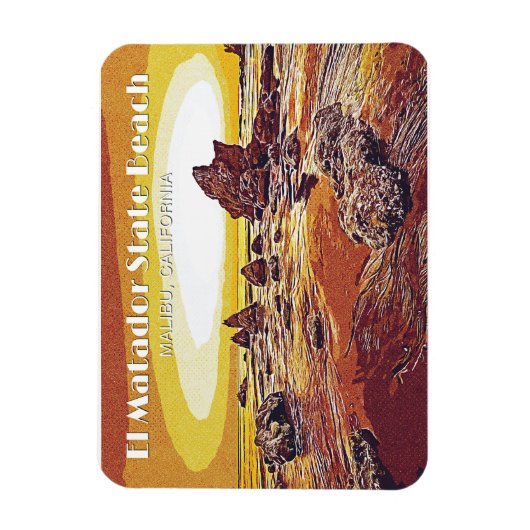 El Matador State Beach Magneet (Verticaal)