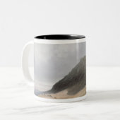 El-Mejdel gegraveerd door Jean Jacottet ; Tweekleurige Koffiemok (Voorkant links)