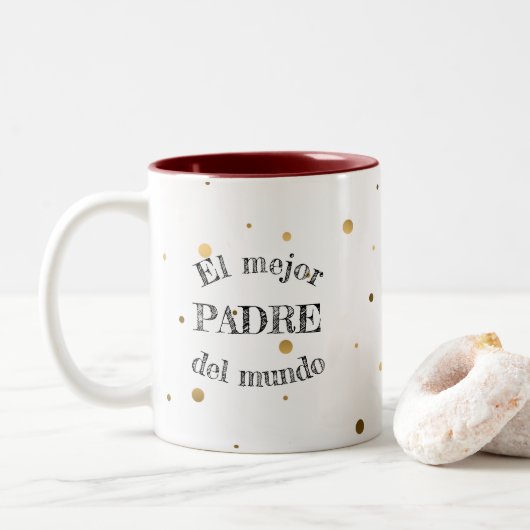 El mejor PADRE del mundo - Mugs (Avec donut)