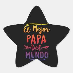 El Mejor Papa Del Mundo Pap Dag Ster Sticker