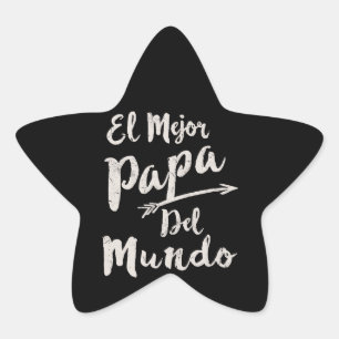 El Mejor Papa Del Mundo Pap Dag Ster Sticker