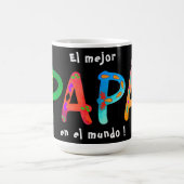 El mejor Papá en el mundo Bold Mug géométrique (Centre)