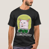 El meme del gato blanco t-shirt (Voorkant)