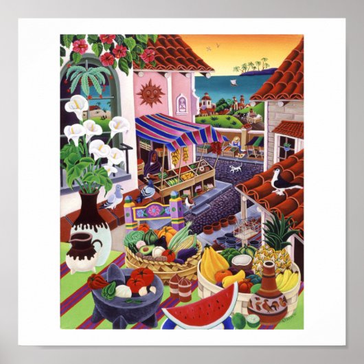 El Mercado Poster (Voorkant)