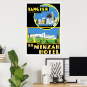 El Minzah Hotel, Tangiers Poster (Thuiskantoor)