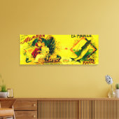 El Modelo Salmon Can LabelKarluk, AK Canvas Afdruk (Insitu (Woonkamer))