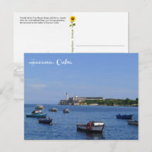 El Morro, Havana, Cuba - ansichtkaart