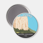El Morro National Monument Inscription Rock Magneet (Voorkant / Achterkant)