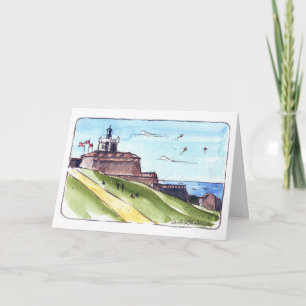 El Morro - San Juan, Puerto Rico Vouwkaart Kaart