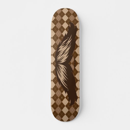 El Mustache Skateboard (Voorkant)