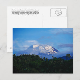 El Nevado del Tolima Colombia Travel Post Kaart