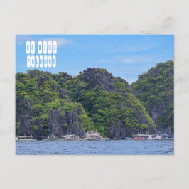 El Nido in Palawan Filipijnen Briefkaart