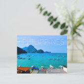 El Nido, Philippines Carte Postale de Voyage (Debout devant)