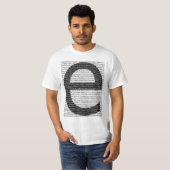 El numero e t-shirt (Voorkant volledig)