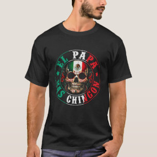 El Papa Mas Chingon Vaderdag Grappige Mexicaanse V T-shirt