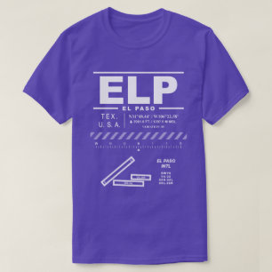 El Paso International Airport ELP T-shirt