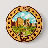 El Paso Ronde Button 7,6 Cm (Voorkant)