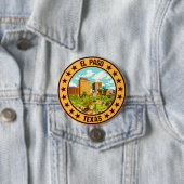 El Paso Ronde Button 7,6 Cm (In situ)