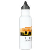 El Paso Skyline Latitude en Lengtegraad Waterfles (Links)