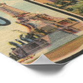 El Paso, Texas - Ciudad Juarez Poster (Hoek)