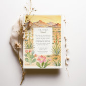 El Paso Texas Mission Church Wedding Kaart