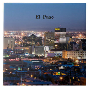 El Paso, Texas 's Nachts Tegeltje