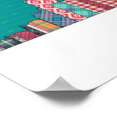 El Paso, Texas Skyline Poster (Hoek)