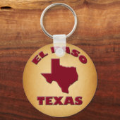 EL PASO, TEXAS SLEUTELHANGER (Voorkant)