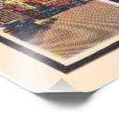 El Paso Texas TX groot Briefkaart Foto Afdruk (Hoek)