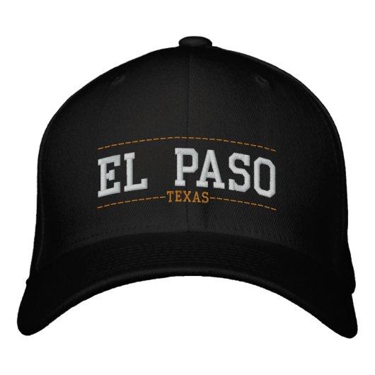 El Paso Texas USA Casquettes brodés (Devant)
