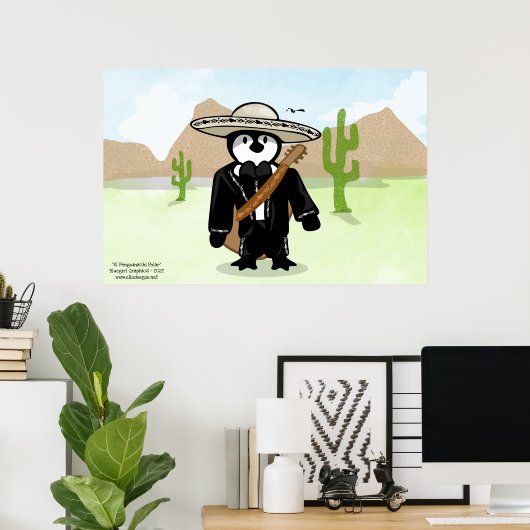 El Penguinachi Polar Poster (Thuiskantoor)
