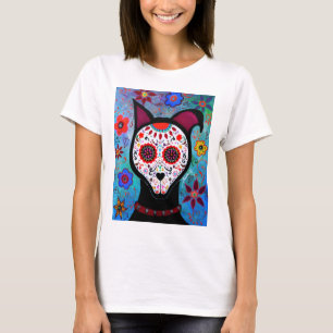 EL PERRO DOG DIA DE LOS MUERTOS T-SHIRT
