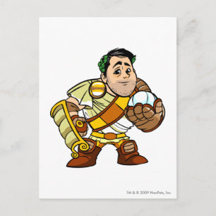 El Picklesaur-staf Altador-speler Briefkaart