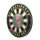  El Presidente Joe Biden Banana Dartbord (Voorkant Rechts)