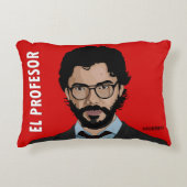 El Profesor La Casa De Papel Pillow Accent Kussen (Voorkant)