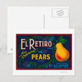 El Retiro Paar-label Briefkaart (Voorkant / Achterkant)