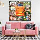 El Rio Pitillal Family Collage 2009 Canvas Print (Insitu (Woonkamer))