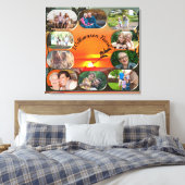 El Rio Pitillal Family Collage 2009 Canvas Print (Insitu (Slaapkamer))