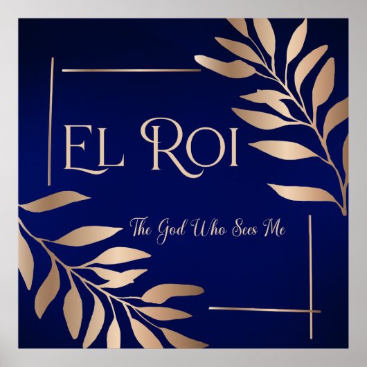 El Roi 3 (Sapphire/Gold) Poster (Voorkant)
