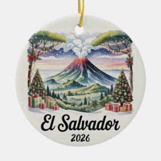 El Salvador 2026 Kerst Ornament Reis Cadeau