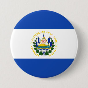 El Salvador-Button Ronde Button 7,6 Cm