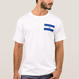 El Salvador Drapeau et carte T-shirt