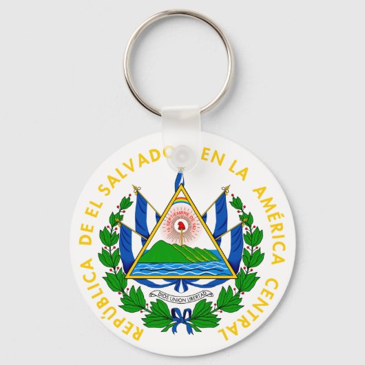 el salvador emblem sleutelhanger (Voorkant)