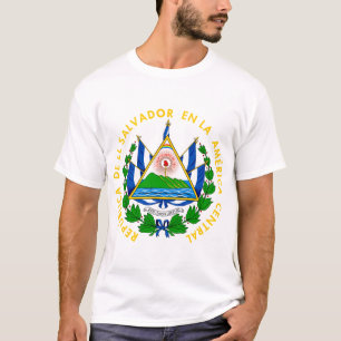 el salvador emblem t-shirt