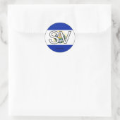 El Salvador Euro Sticker (Tas)