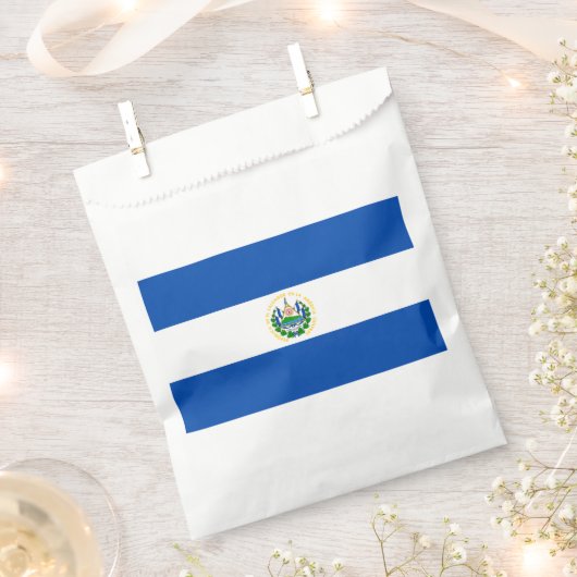 El Salvador Flag Bedankzakje (Geknipt)
