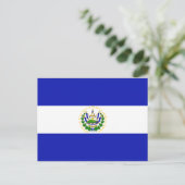 El Salvador Flag Briefkaart (Staand voorkant)