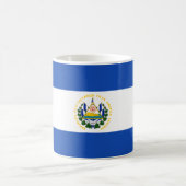 El Salvador Flag Koffiemok (Center)